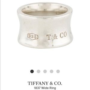 Tiffany & Co 1837 wide ring